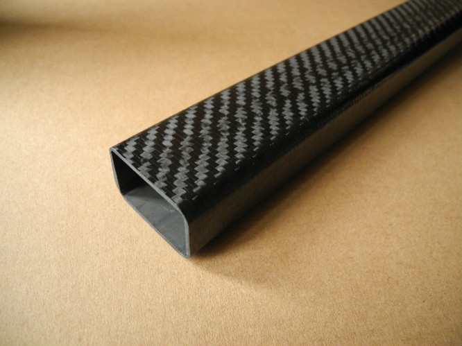 Light weight Rectangular Carbon Fiber Tube