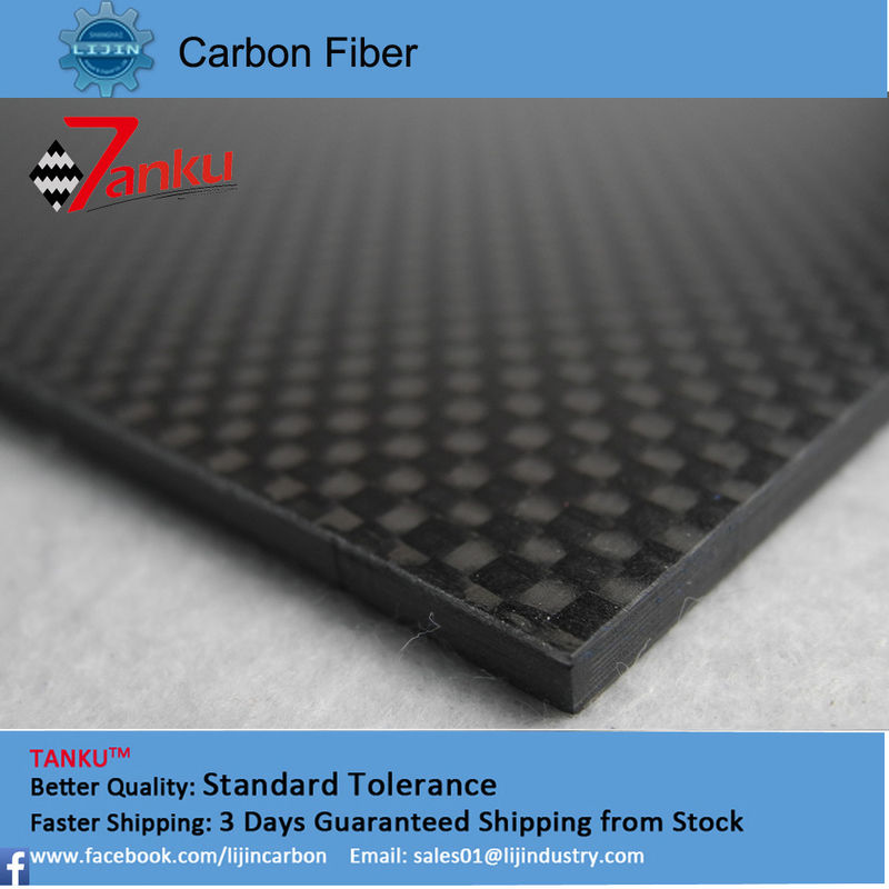 High Strength Reinforced Plastic 3k Carbon Fiber Plate Matte Plain Carbon Fiber Sheets