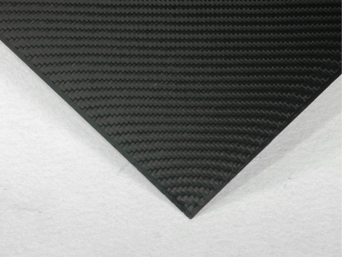 High Temperature Resistant Carbon Fiber Panels Twill Matte 1mm