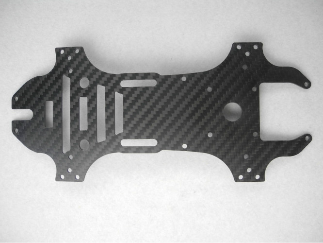 Cutting - Machining - 3K Twill Matte Carbon Fiber CNC Service OEM