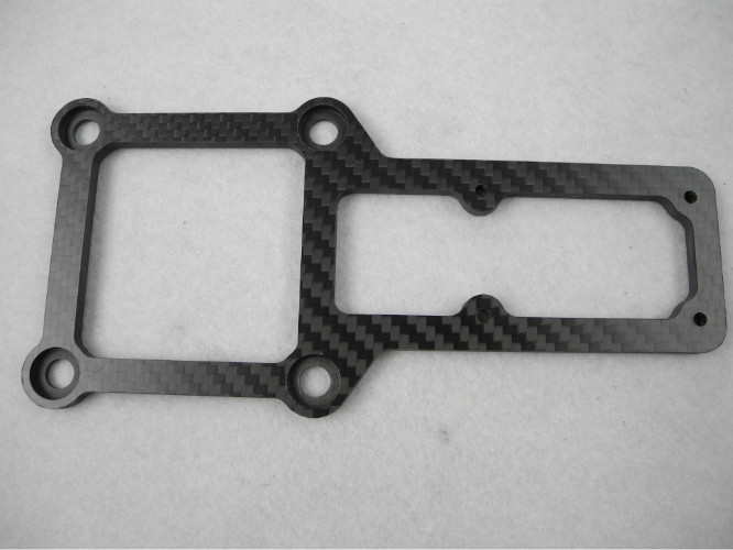 Customized CNC Machining Carbon Fiber Chassis Countersink OEM / ODM