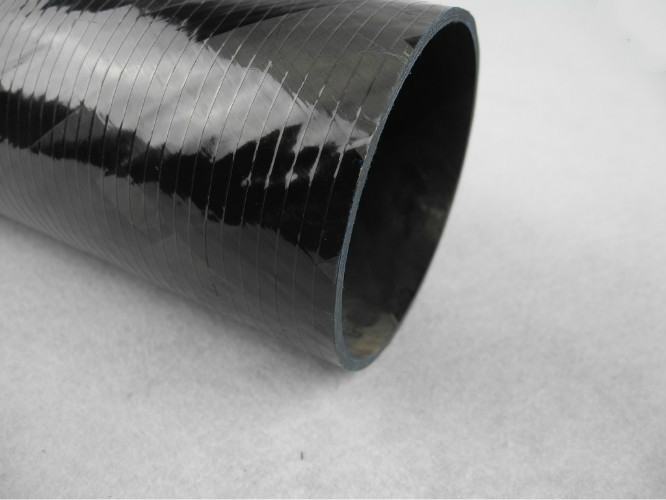 Epoxy Thermoset Resin Filament Wound Carbon Fiber Tube 30 Degree Angle