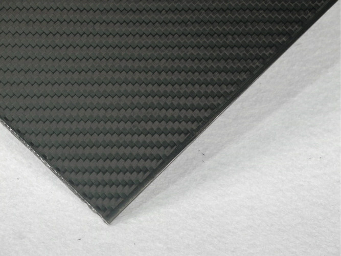 Light Weight Full Carbon Fiber Plate with Twill Weave Matte surface