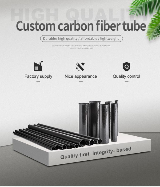 Unidirection Composite Carbon Fiber Tube Low Thermal Conductivity