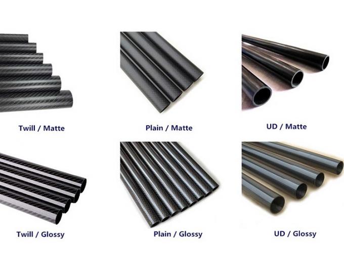 Unidirection Composite Carbon Fiber Tube Low Thermal Conductivity