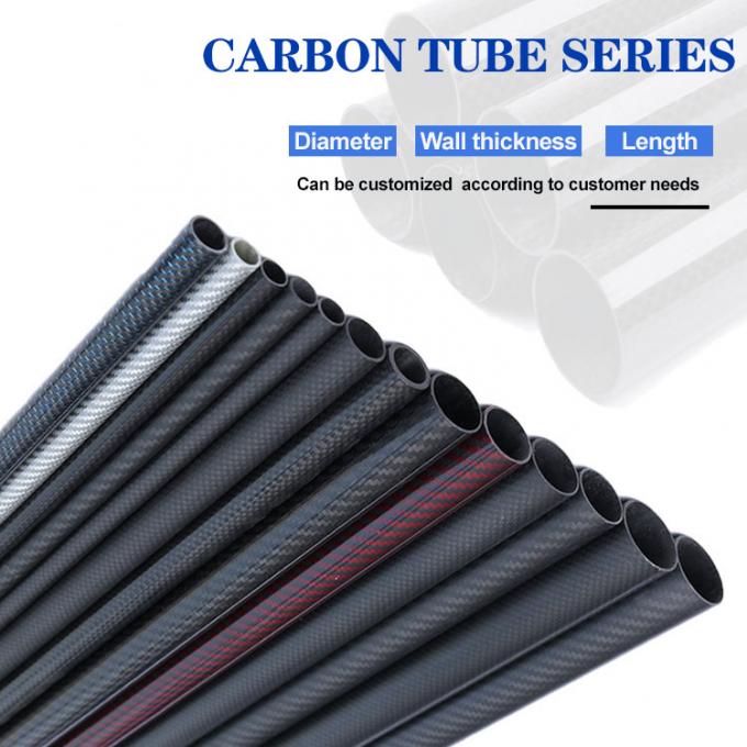 Abesterxox 3K Carbon Fiber Tube / Roll Pipe - Multiple Diameters 500mm Long (US Seller)