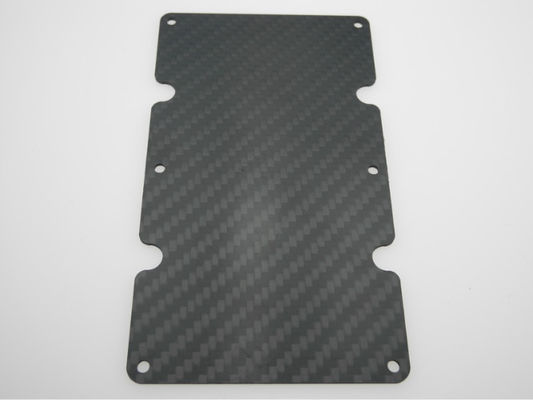 Twill Matte 3K 1mm Machining Carbon Fibre of High Corrosion Resistance