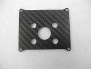 Carbon Fiber CNC cutting , Matte / Glossy Surface Carbon fibre Chassis with routing