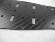 Drone Chassis thickness 2.5mm 3mm 4mm Carbon Fiber CNC Cutting - Drilling