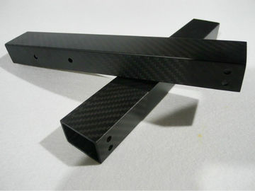 Square 3 k Rectangular carbon fiber tube high strength