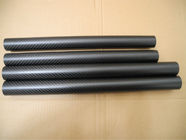 High strength carbon fiber pipe support bar mechanical parts not rust corrosion