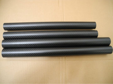 High strength carbon fiber pipe support bar mechanical parts not rust corrosion