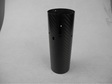 Wear Resistance Solid 3k Carbon Fiber Round Tube / Pipe uv radiation