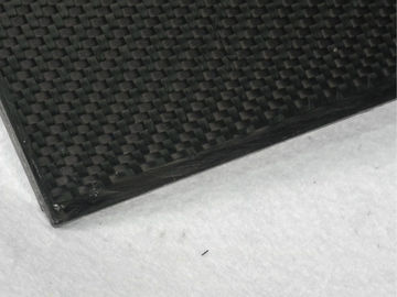 100mm * 200 mm plain 2mm carbon fiber sheet , twill ultra carbon fiber board