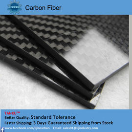 5.0mm 400mm*500mm high modulus carbon fiber sheeting black color