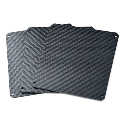 Flexible High Glossy Full 3K Carbon Fiber Sheet - 2 X 2 Twill Weave