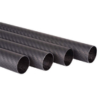 3K Roll Wrapped Carbon Fiber Tube 1 Inch High Pressure Resistance