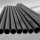 30 X 27 X 520mm Round Carbon Fibre Tube 3K Plain Weave Matt Finish