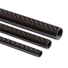 Anti Ultraviolet Radiation Carbon Fiber Tube Roll Wrapped High Strength