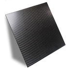 High Gloss Cosmetic Surface  Carbon Fiber Plate 400 X 500mm 4mm