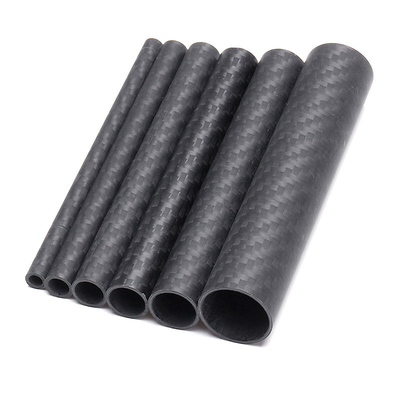 12x10x1000mm Carbon Fiber Tube 3K Roll Wrapped CF Tube