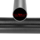 100% 3K Carbon Fibre Rod Tube Glossy Twill Surface Light Weight