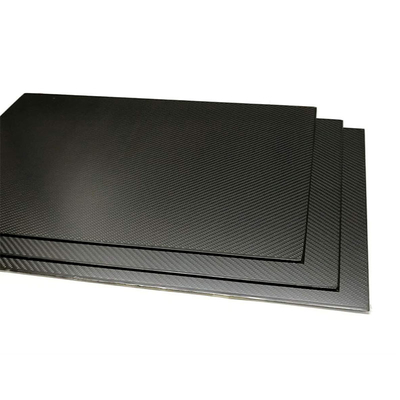 600mm X 500mm X 2.5mm Carbon Fiber Plate - Strong Corrosion Resistance