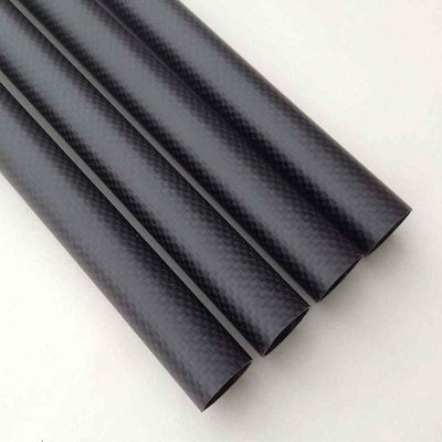 3K Roll Wrapped Hollow Carbon Fiber Tube 14mm X 12mm X 1000mm