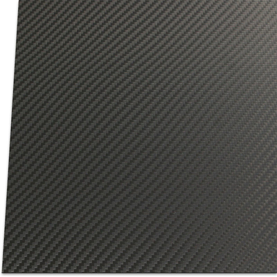 2 X 2 Twill 3K Woven Carbon Fiber Sheet High Strength 1mm