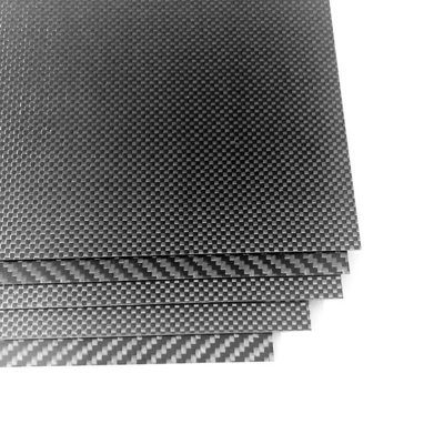 100% 3K Tow Plain Weave Carbon Fiber Plate 100mm X 250mm X 1mm Thick