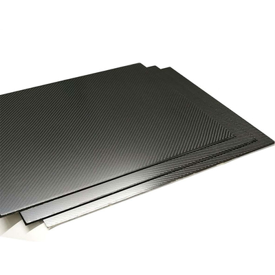 100% 3K Tow Plain Weave Carbon Fiber Plate 100mm X 250mm X 1mm Thick