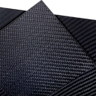 100% Twill Weave Carbon Fiber Sheet UV Resistant CNC Cutting