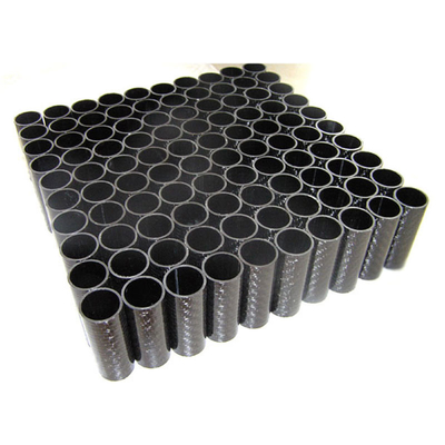 Lightweight 3K Woven Carbon Fiber Tubes  Aging Resistant Flexible