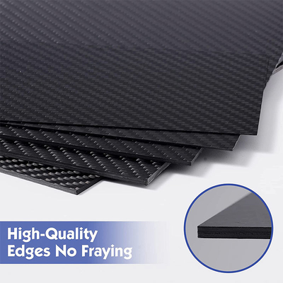 Light Weight High Strength CNC Cutting Carbon Fiber Board 1mm 2mm 3mm