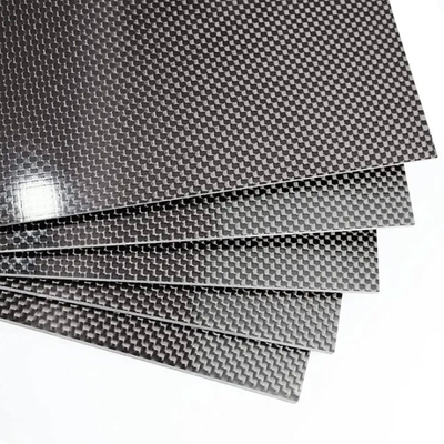 High Composite Hardness Material Anti UV Carbon Fiber Board 0.3 - 6mm