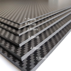 1.0mm X 200mm X 300mm Plain Matte Carbon Fiber Sheet Plate Panel For R/C FPV Frame
