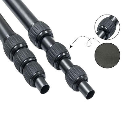 Low Density And Light Weight Carbon Fiber Telescopic Pole UV Resistant