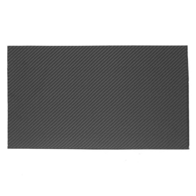 2mm Carbon Fiber Plate 200x300mm 3K Plain Weave Glossy Surface