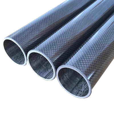 70MM Round Carbon Fiber Tube Excellent Electromagnetism Property