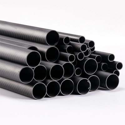 100% Customized Size Carbon Fiber Round Tubes Excellent Fatigue Resistance