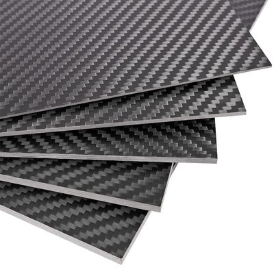 12K High Strength Carbon Fiber Board Sheet Plate 3mm Thickness