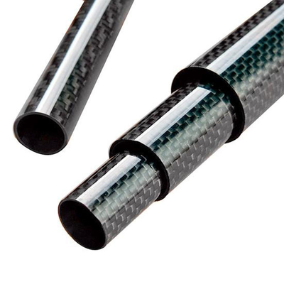 Multiple Diameters High Precision Carbon Fiber Telescopic Tube 20 X 18 X 2000mm