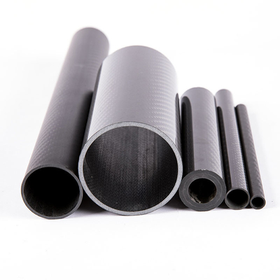 Excellent Strength And Stiffness Standard Modulus Round Carbon Fiber Tube 3K Twill