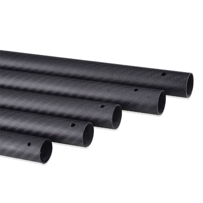 High Strength Carbon Fiber Tube Twill Weave 1/2" ID X 5/8" OD X 6 Ft. Long
