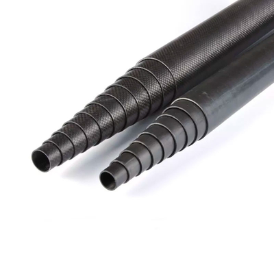 2m Carbon Telescopic Pole Twist Locking Carbon Fiber Telescopic Tube Connectors