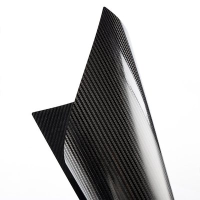 Flexible 0.3mm Thin Carbon Fiber Sheets High Straight  High Gloss Plain