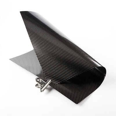 Flexible 0.3mm Thin Carbon Fiber Sheets High Straight  High Gloss Plain