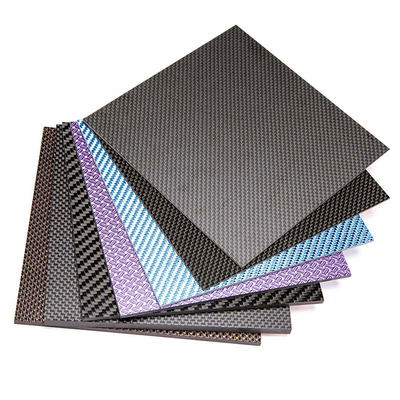 240x240mm 3K Carbon Fiber Plate Thickness 0.5 - 6mm High Temperature Carbon Fiber Sheet Board