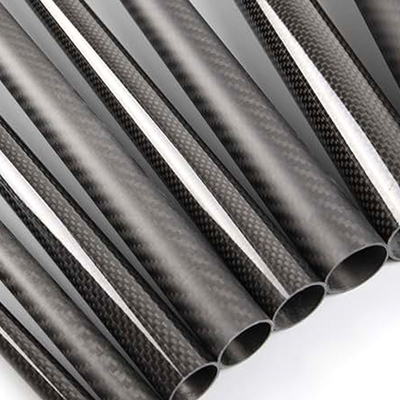 High Strength T300 T700 Black Carbon Fiber Tube For Reinforcement