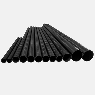 Twill Plain Round Carbon Fiber Tubing 14mm 20mm 30mm 80mm 1000mm